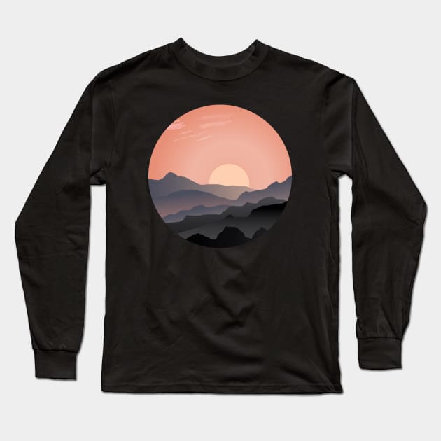 Mountains Are My Life Long Sleeve T-Shirt by GoranDesign